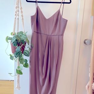 Lulus Reinette Mauve Midi Dress